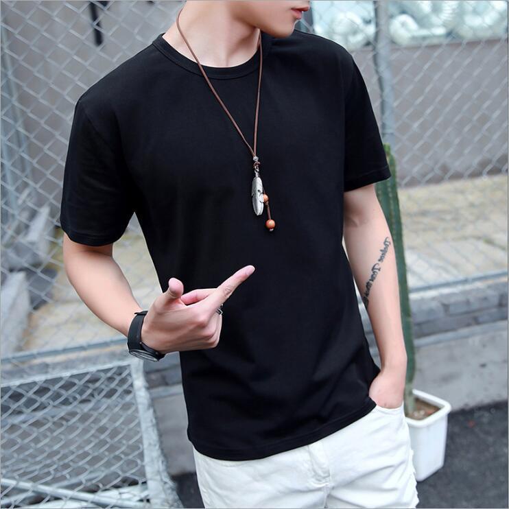 Casual Solid Oversized T-Shirts Men's