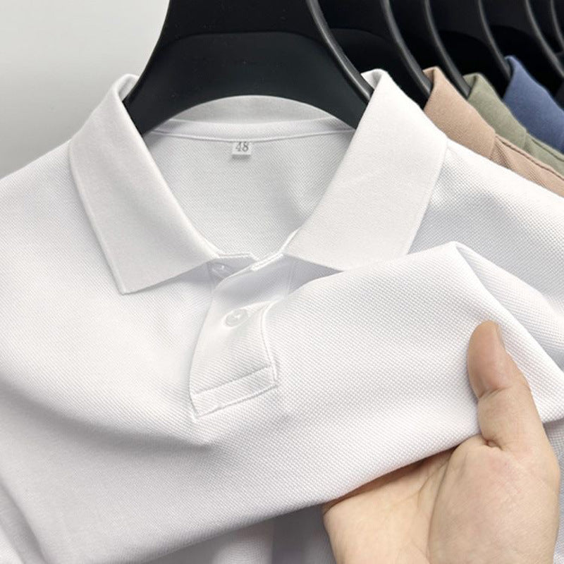 Casual Solid Polo Shirts Unisex