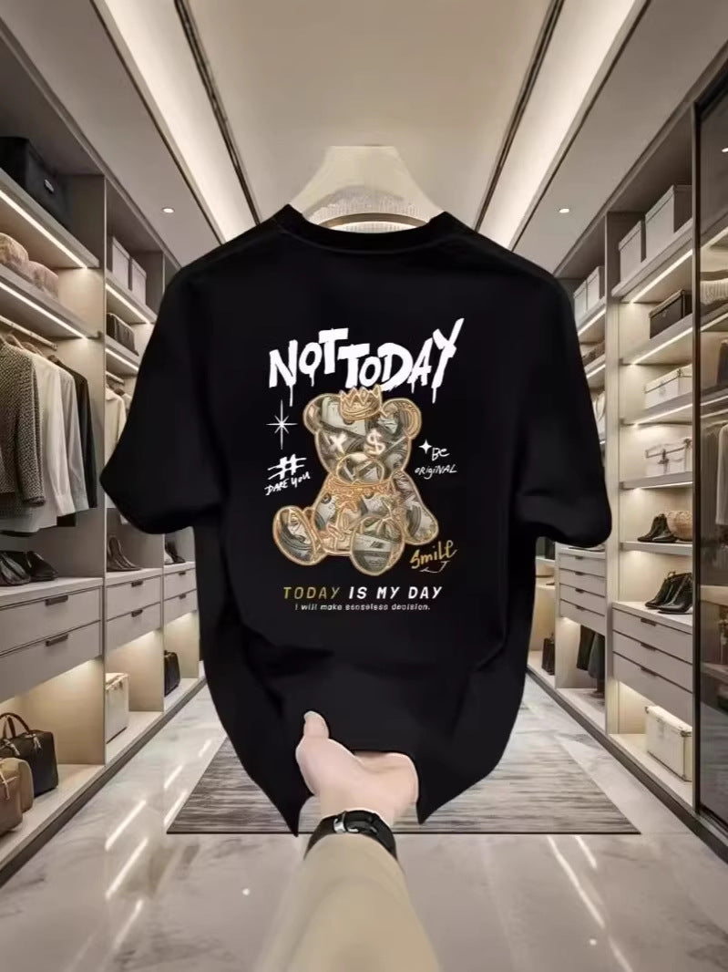 Streetwear Print T-Shirts Men's