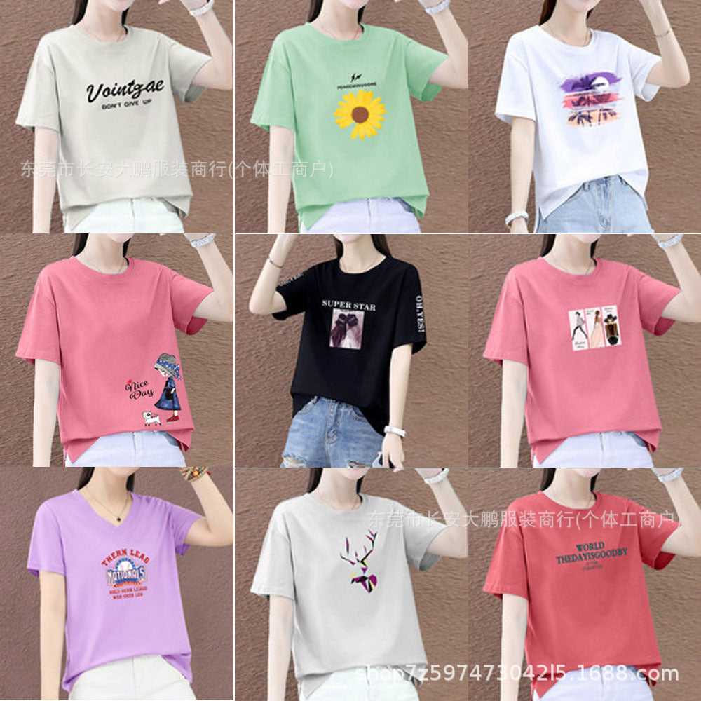 Korean T-Shirts Women's