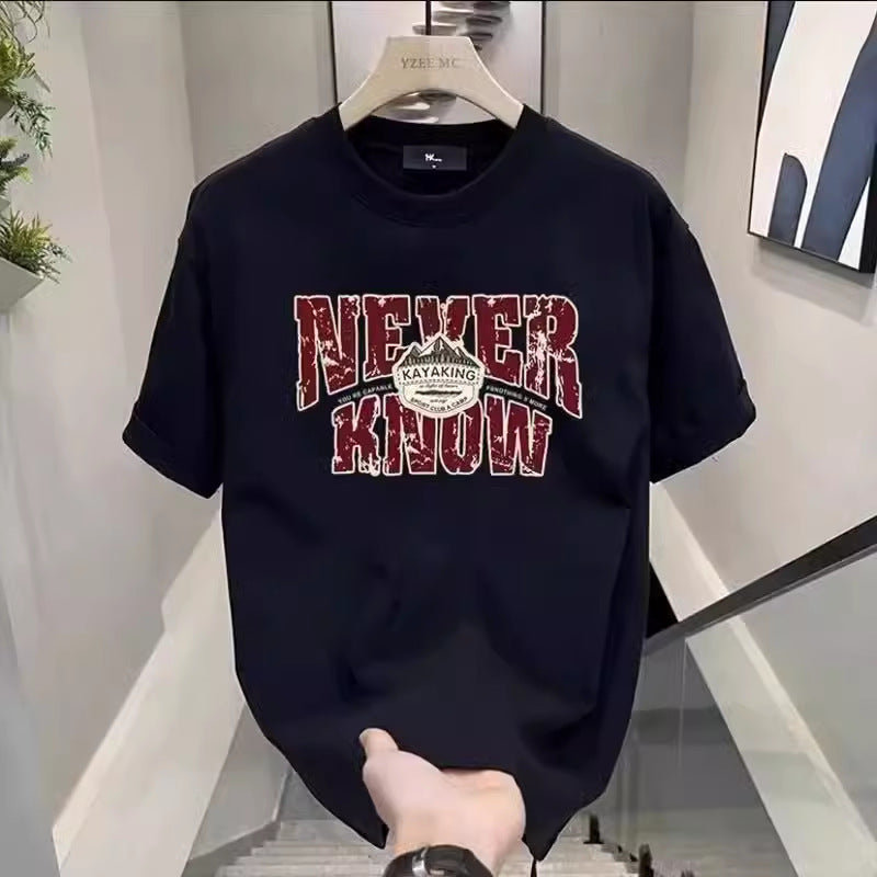 T-shirts Surdimensionnés Casual Homme