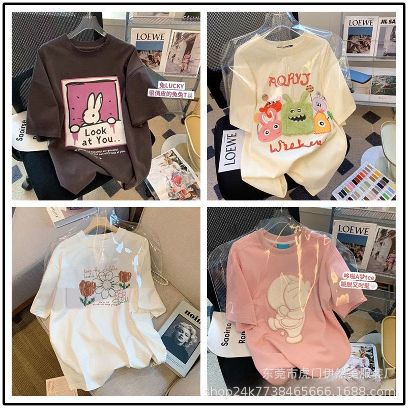 Korean T-Shirts Women's