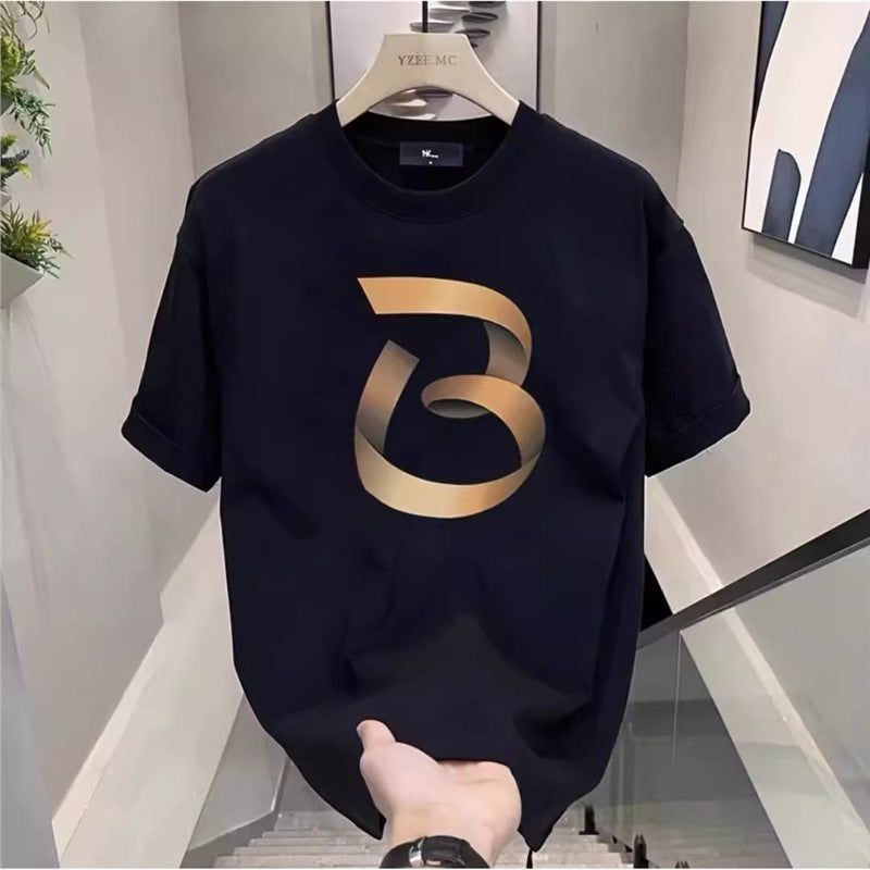 T-shirts Surdimensionnés Casual Homme