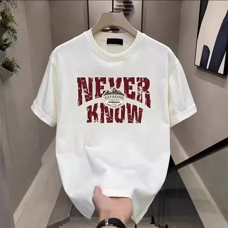 T-shirts Surdimensionnés Casual Homme