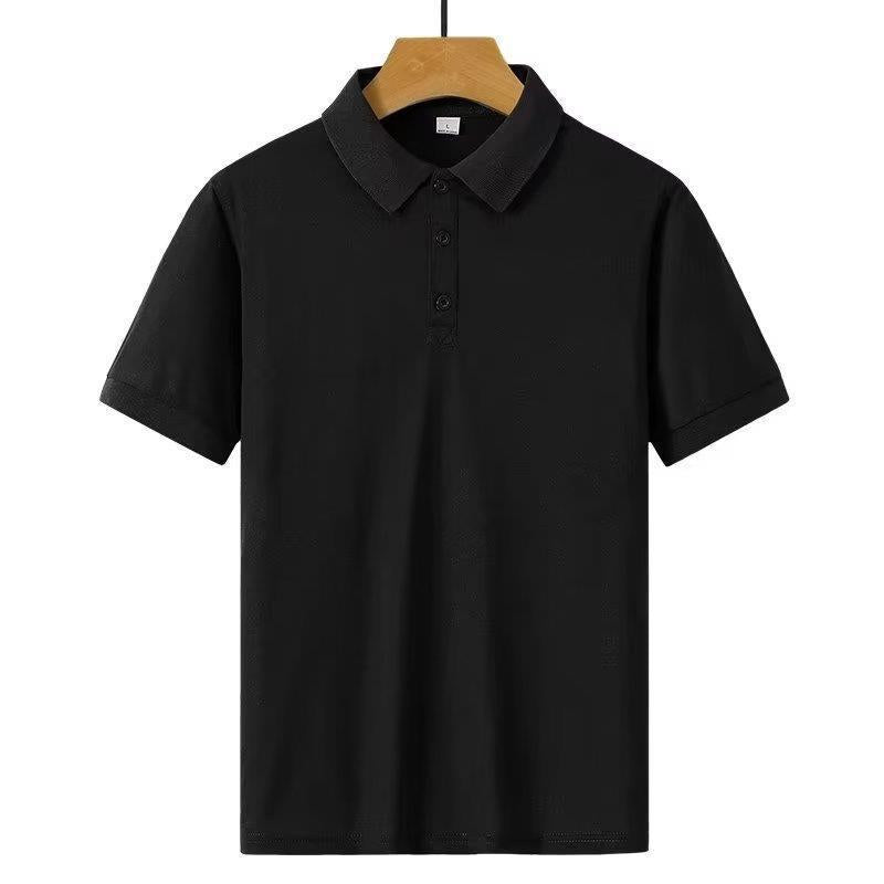 Solid Oversized Polo Shirts Men's