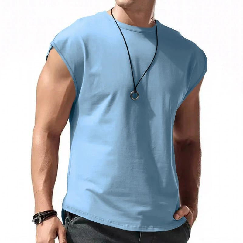 Casual Solid T-Shirts Men's