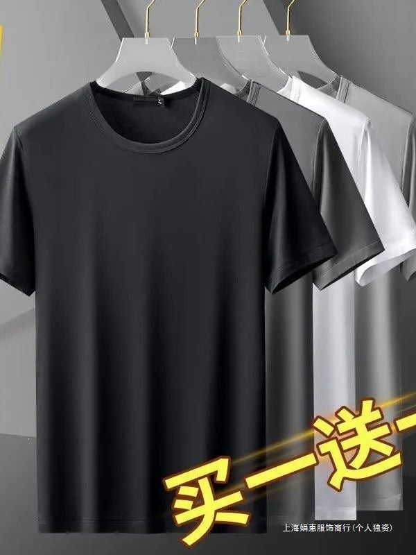 Camisetas Sólidas Cool Touch Promoção Masculinas