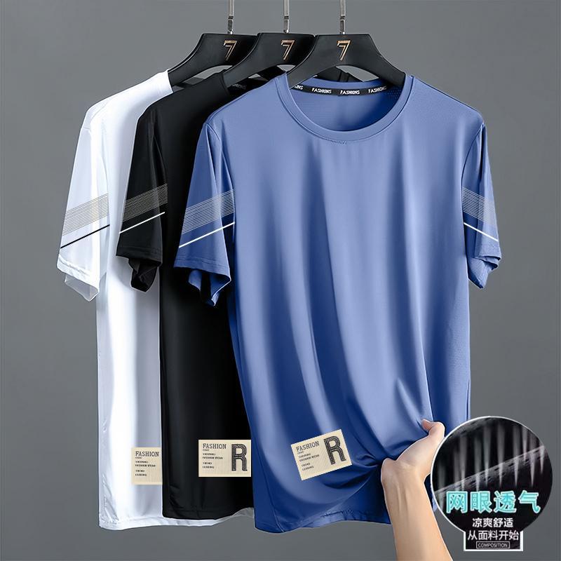 Casual Cool Touch T-Shirts Men's