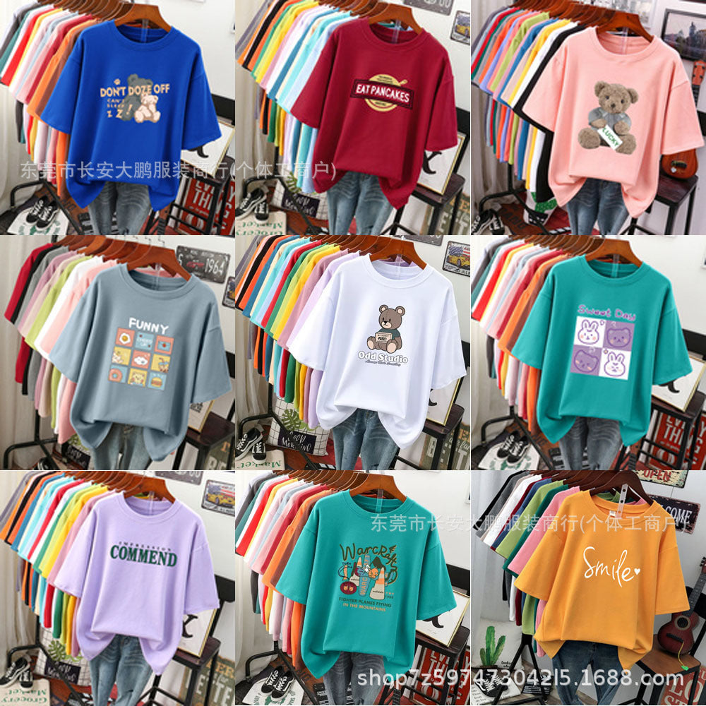 Korean T-Shirts Women's