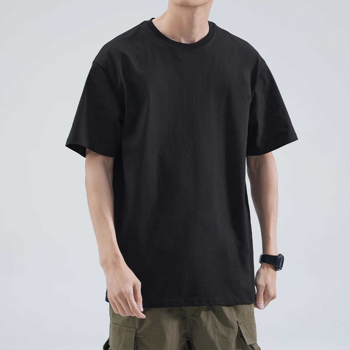 Casual Solid Oversized T-Shirts