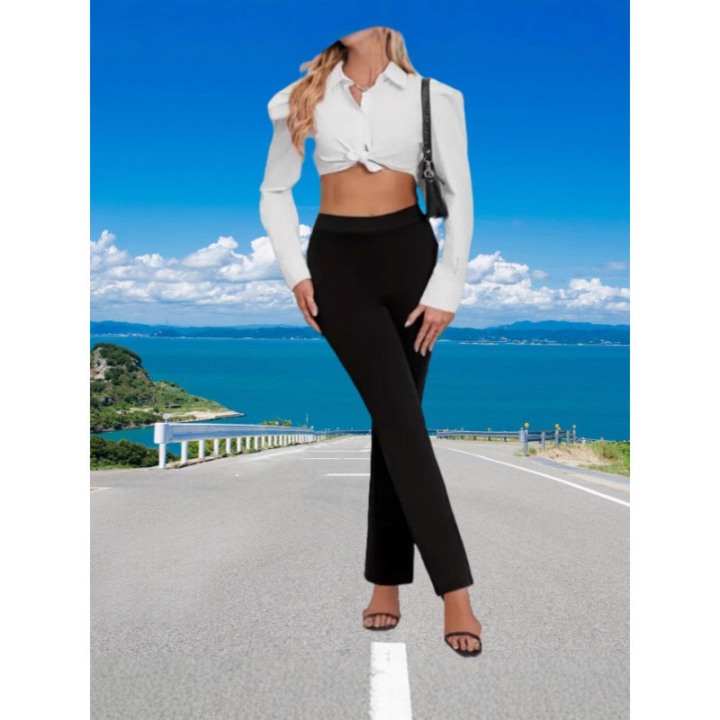 Premium Solid Pants Women's