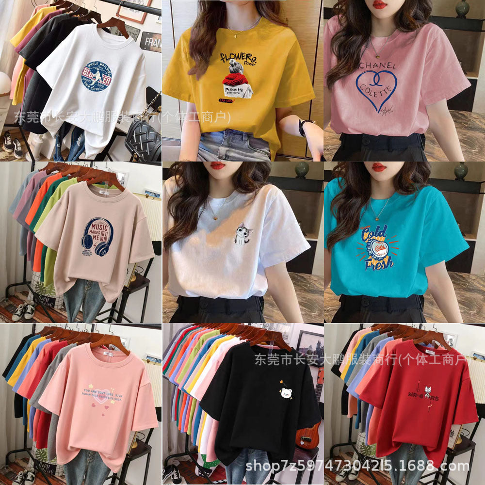 Korean T-Shirts Women's