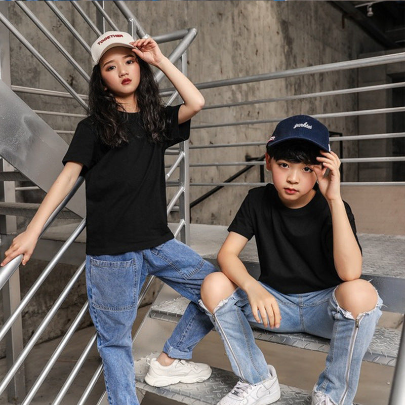 Cotton Solid T-Shirts Unisex