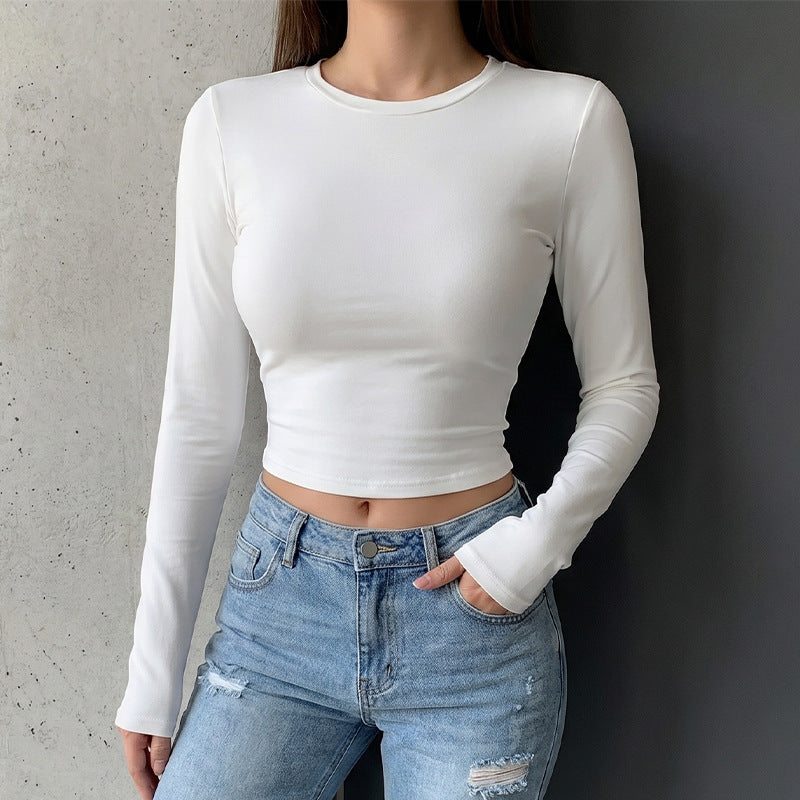 Premium Solid Slim Fit T-Shirts Women's