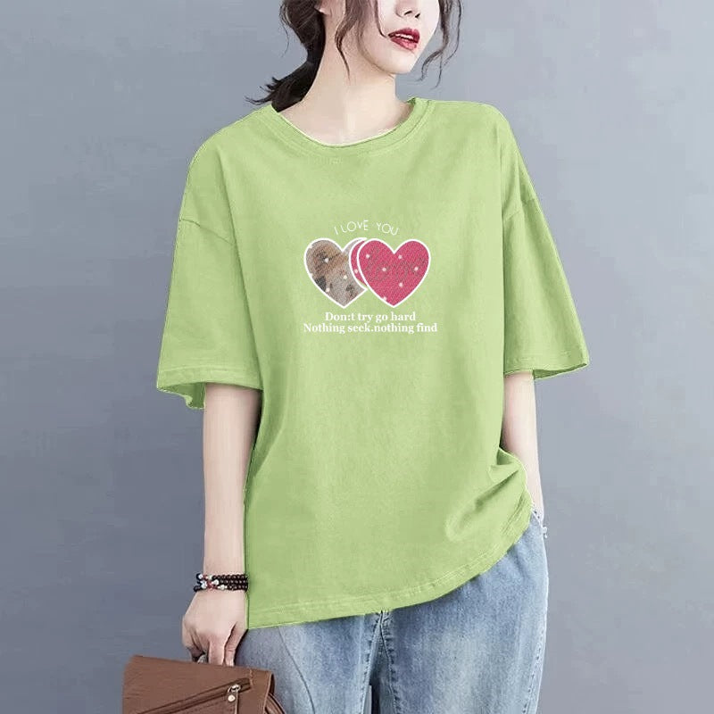 Clearance Print Oversized T-Shirts