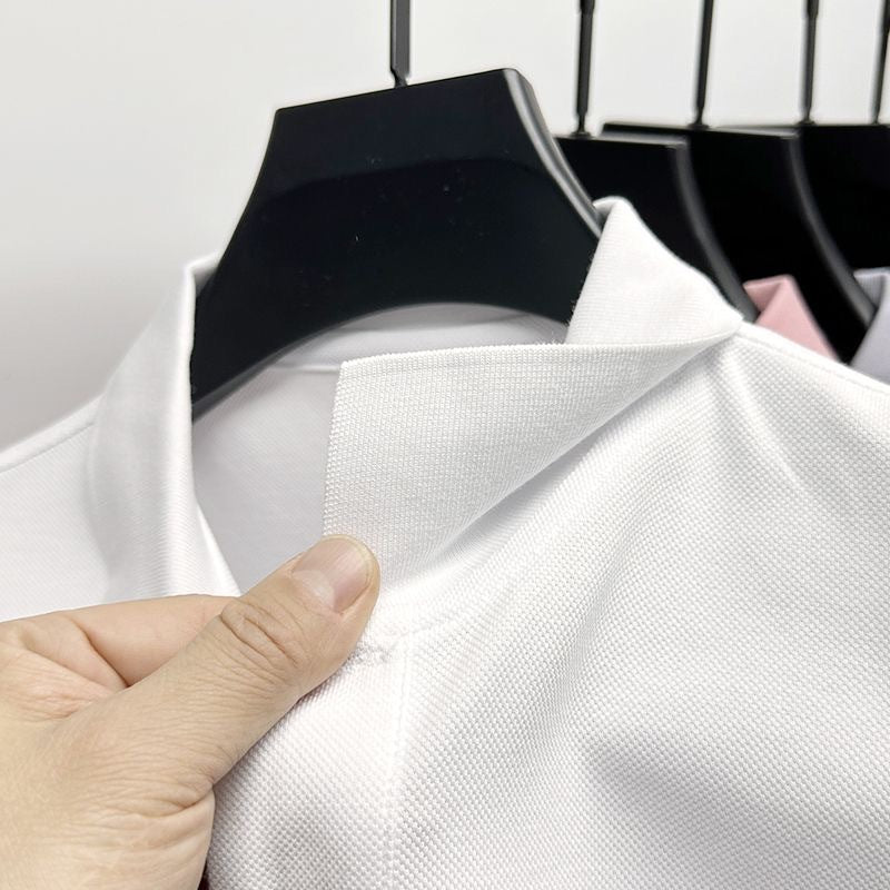 Casual Solid Polo Shirts Unisex