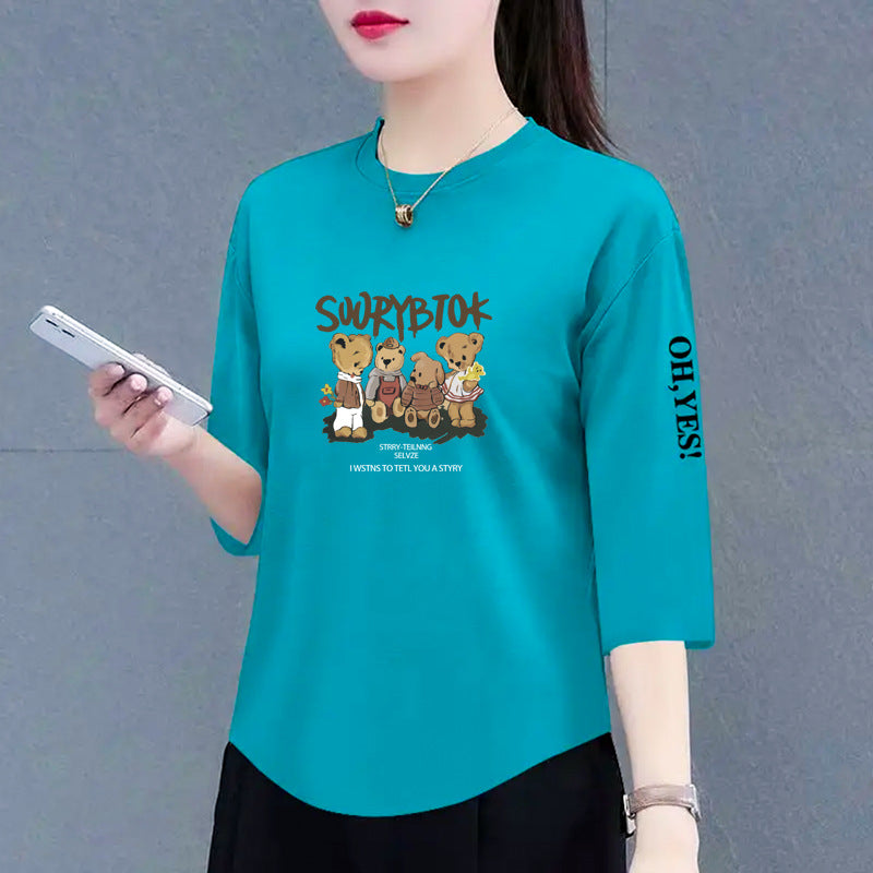 T-shirts surdimensionnés coréens pour femmes