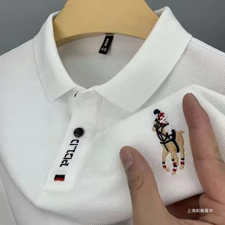 Casual Oversized Polo Shirts Men's