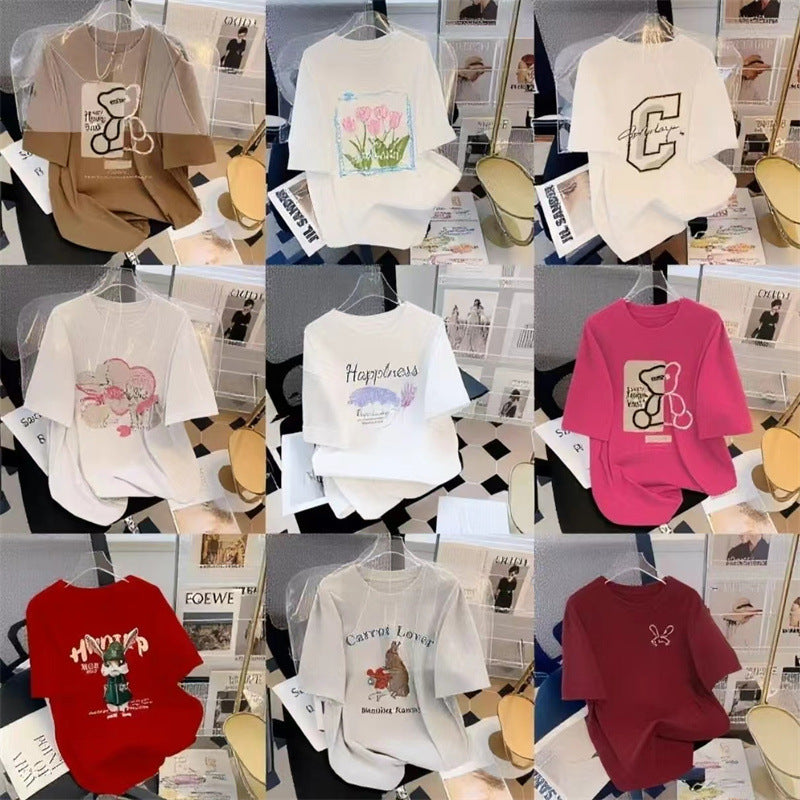 Korean T-Shirts Women's