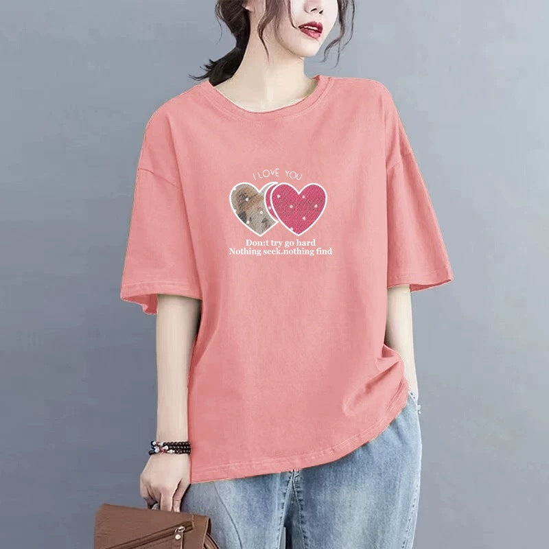 Clearance Print Oversized T-Shirts
