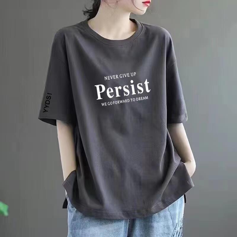 高级印花T恤女款