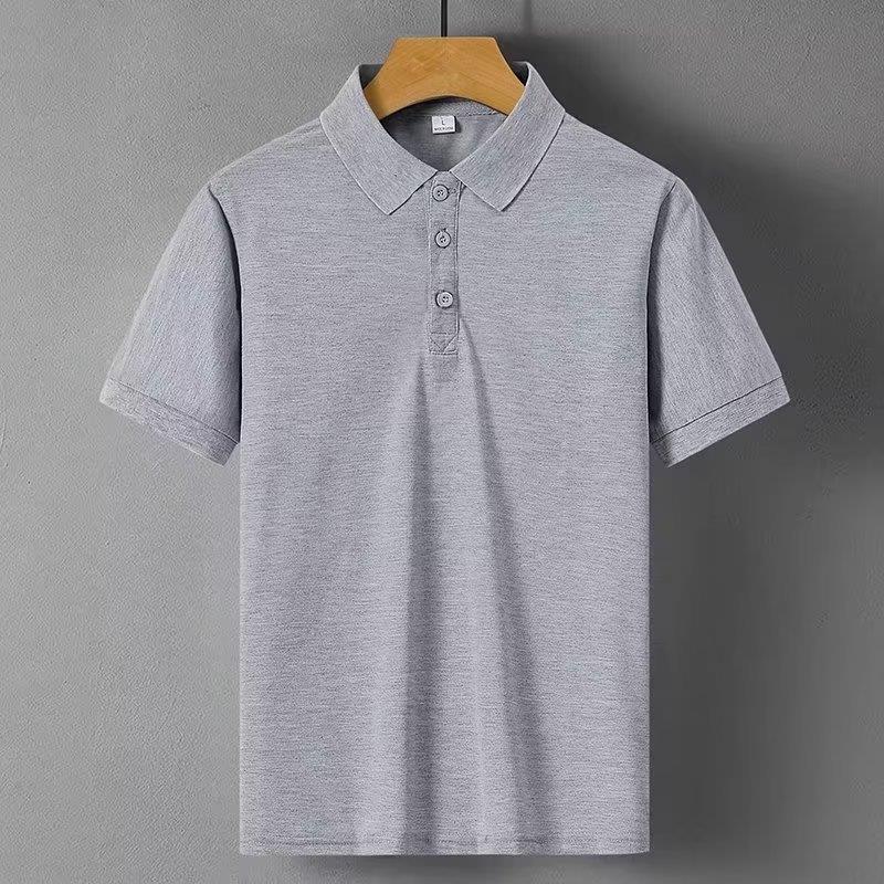 Solid Oversized Polo Shirts Men's