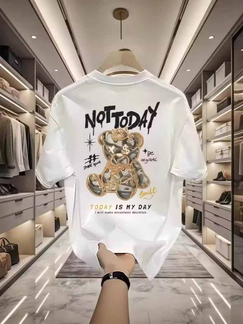 Streetwear Print T-Shirts Men's