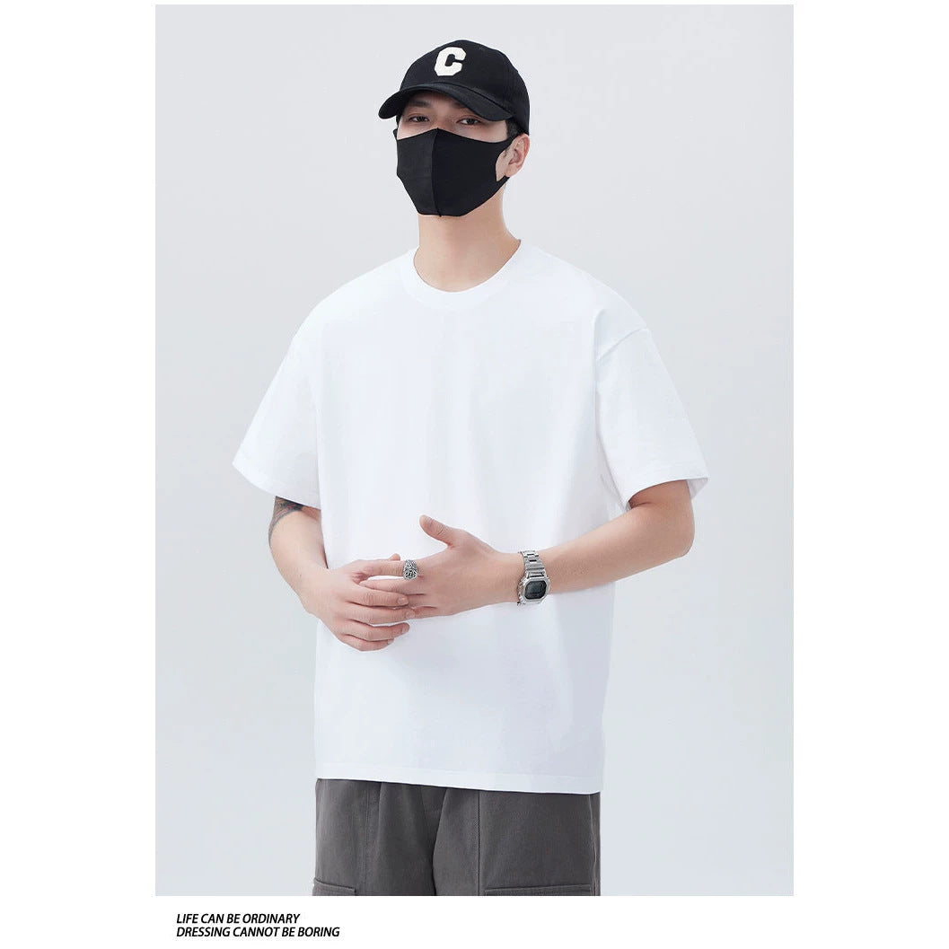 Korean Solid T-Shirts Men's