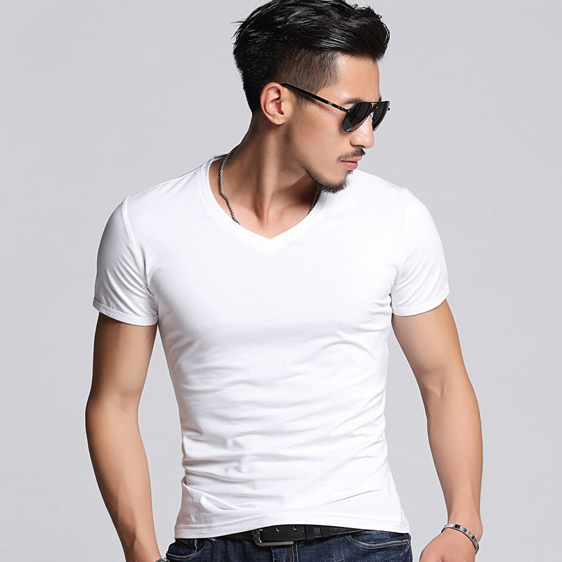 Solid Slim Fit T-Shirts Men's