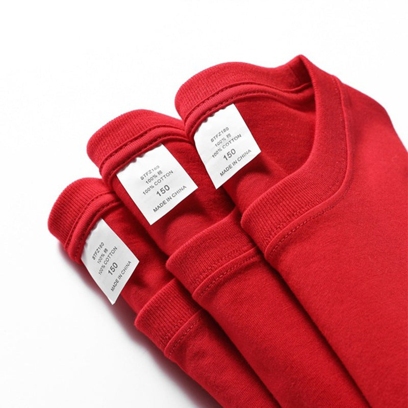 Cotton Solid T-Shirts Unisex