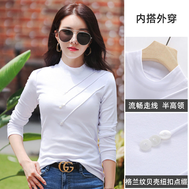 Korean Solid Slim Fit T-Shirts