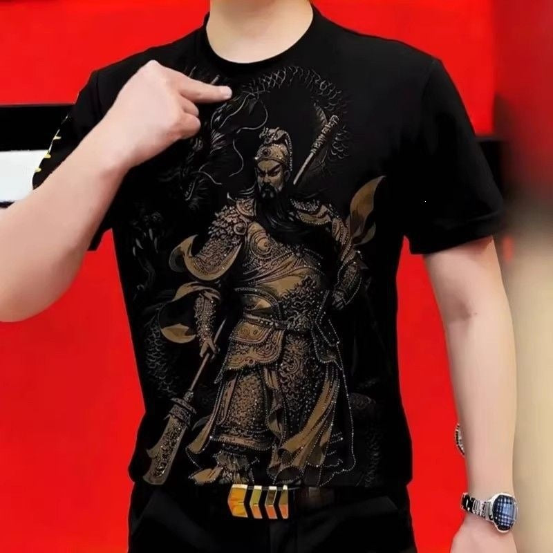 Clearance Print Slim Fit Polo Shirts Men's