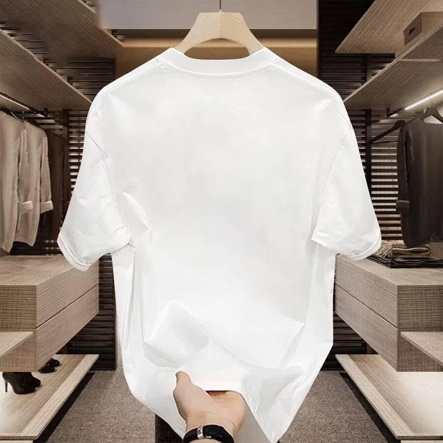 Sokak Modası Ağır Pamuk T-Shirtler Erkek