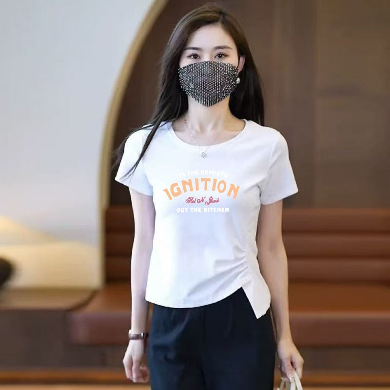 T-Shirts Slim Soldes Femme