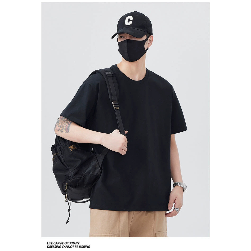 Korean Solid T-Shirts Men's