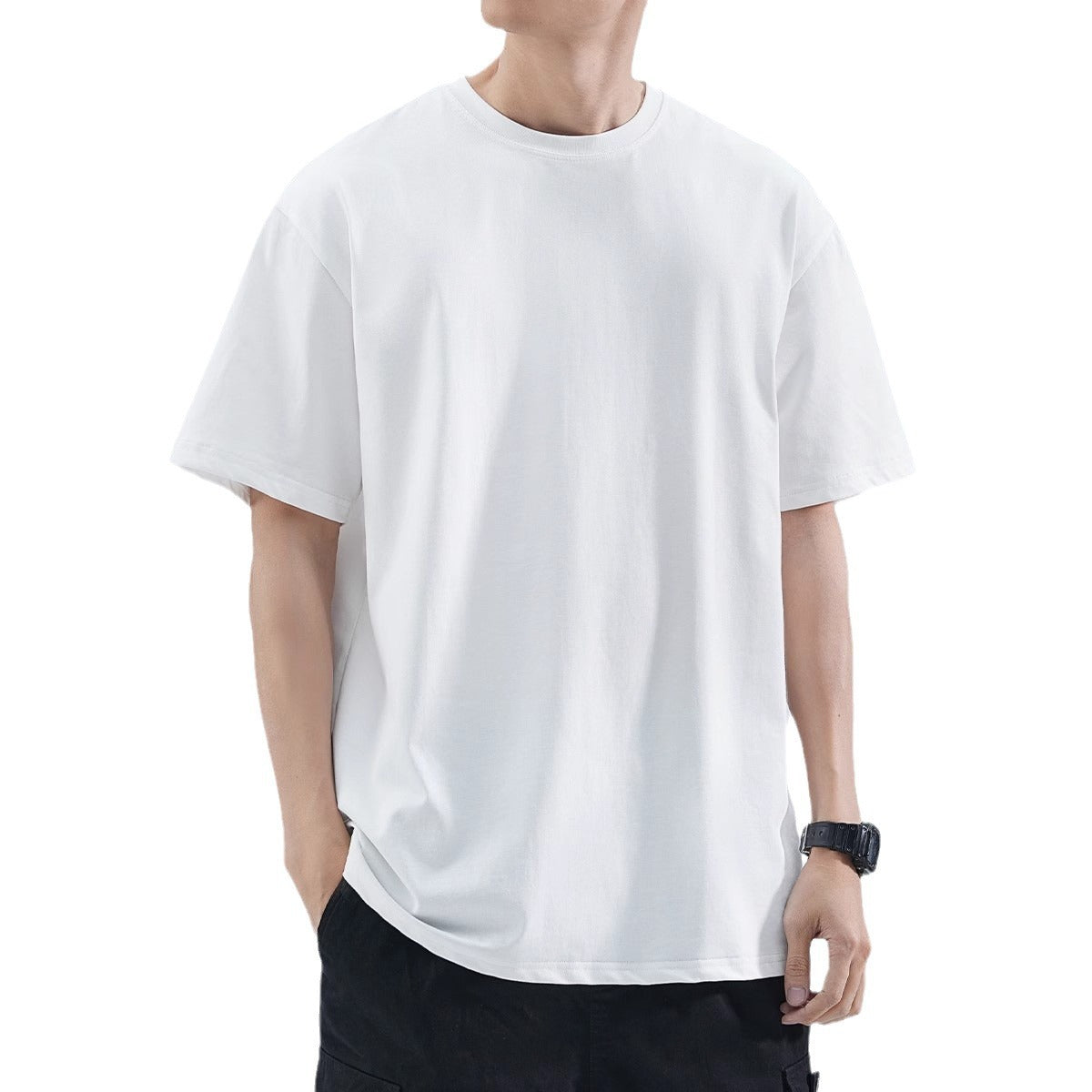 Casual Solid Oversized T-Shirts