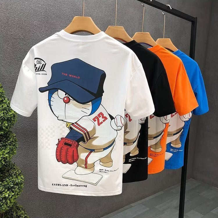 Мужские футболки streetwear с принтом