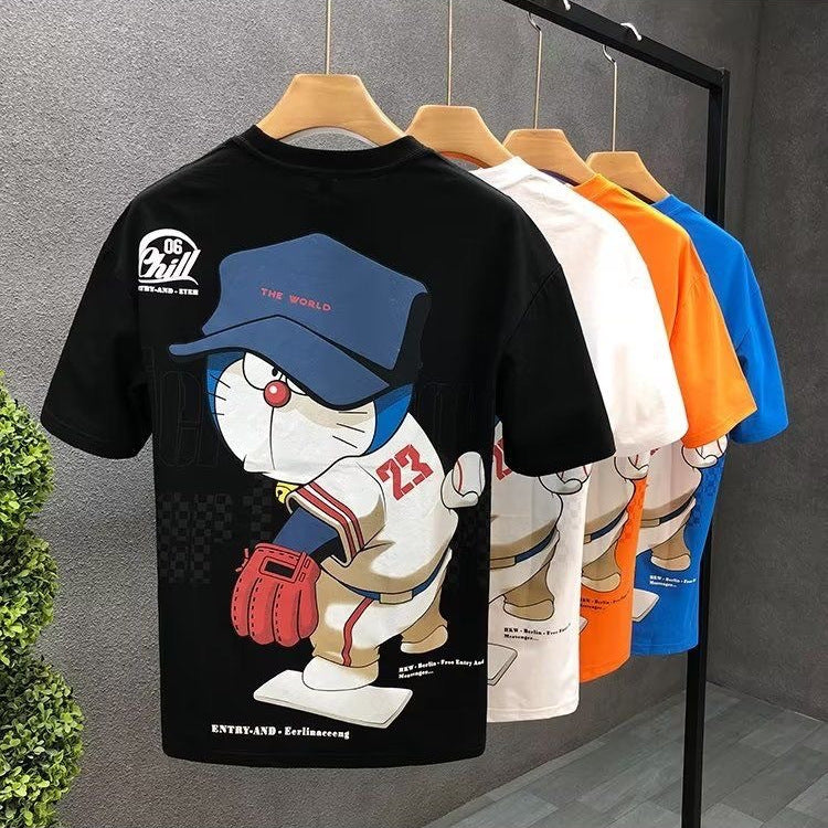 Мужские футболки streetwear с принтом