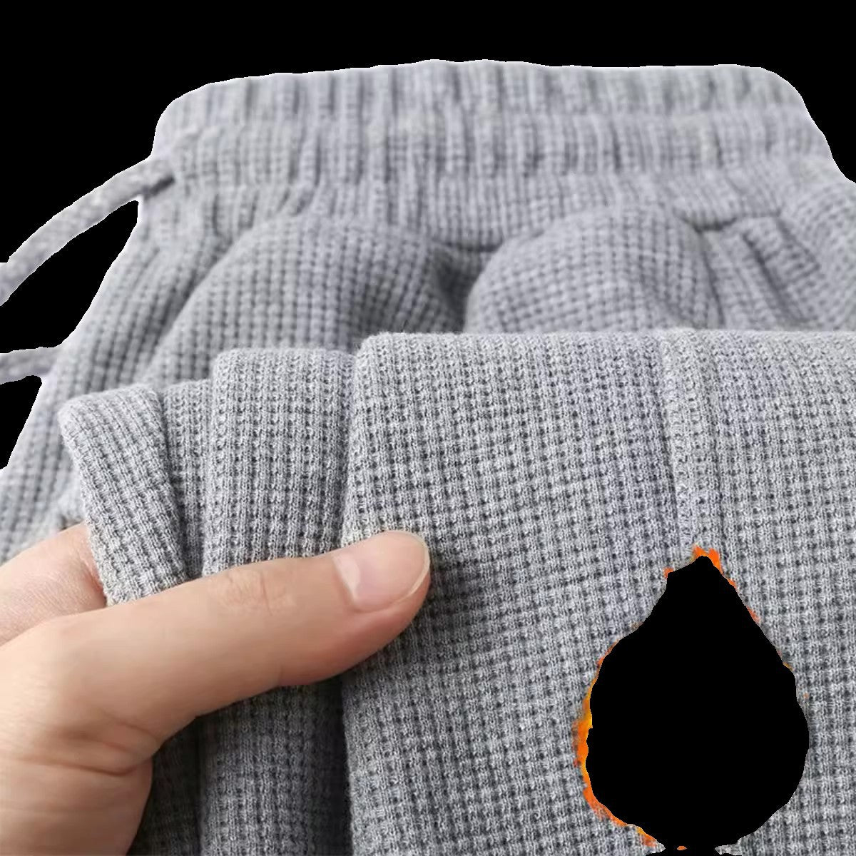 Calça Masculina Oversized Pesada Sólida Casual