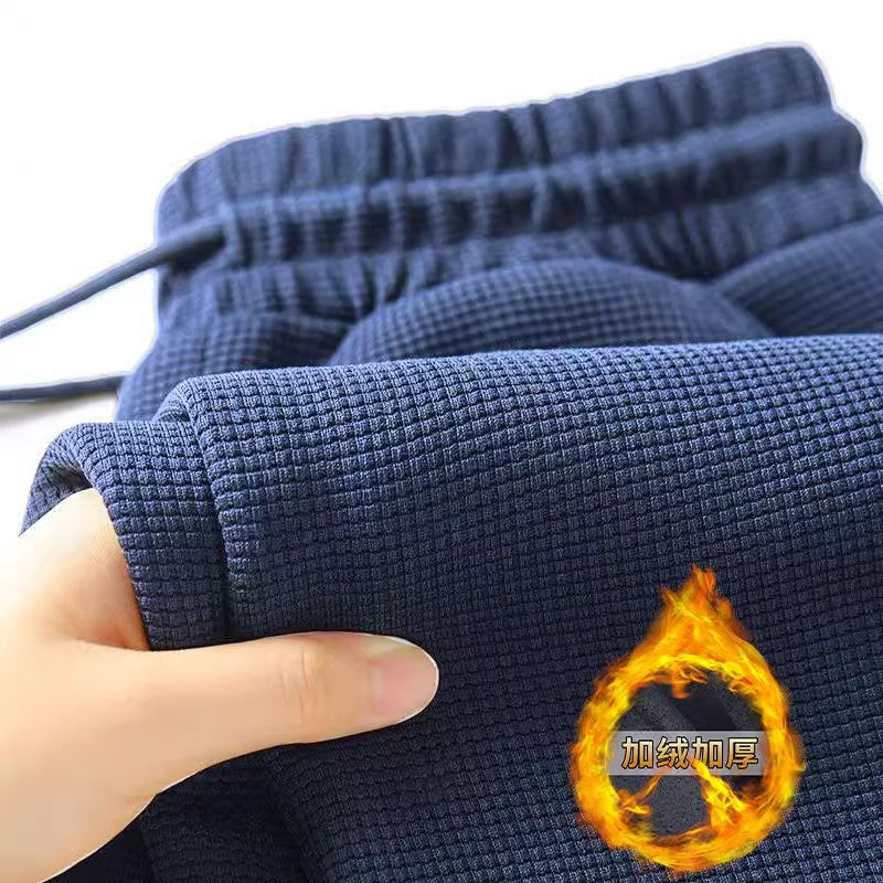 Calça Masculina Oversized Pesada Sólida Casual