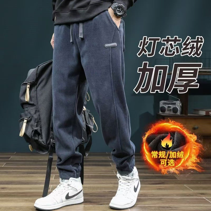休闲重磅男裤