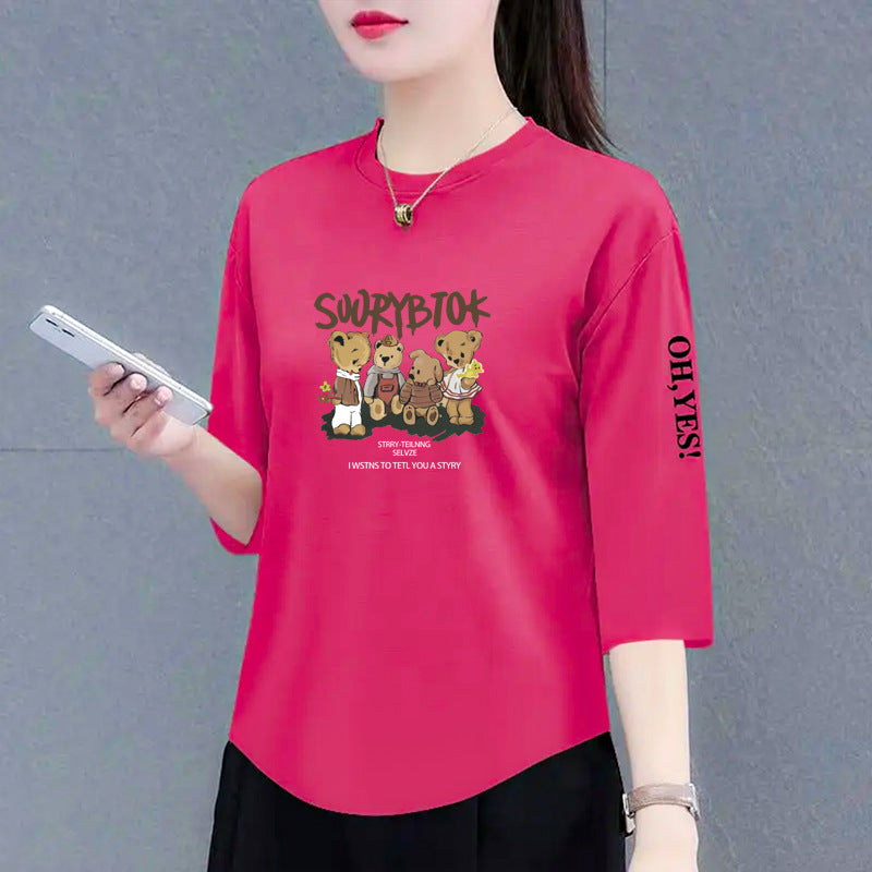 Camisetas Oversize Coreanas para Mujer