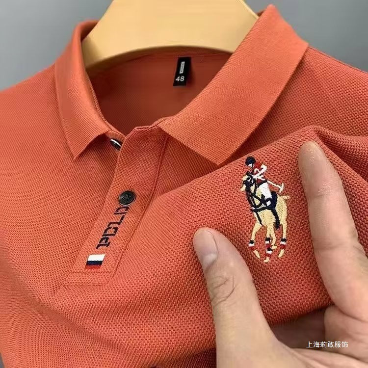 Casual Oversized Polo Shirts Men's