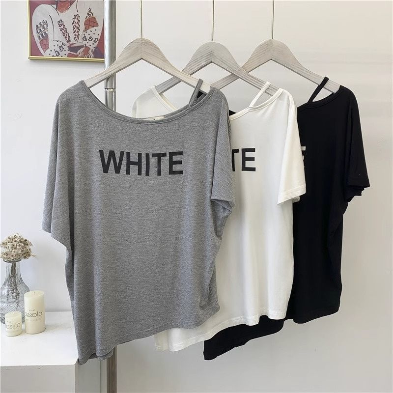 T-shirts Imprimés Surdimensionnés Casual