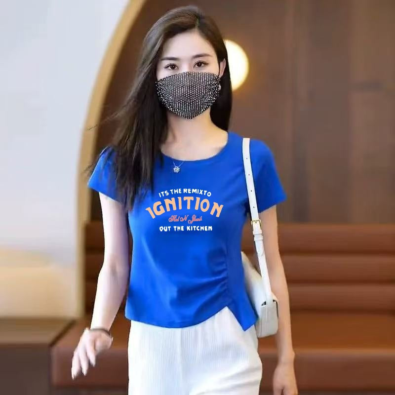 T-Shirts Slim Soldes Femme