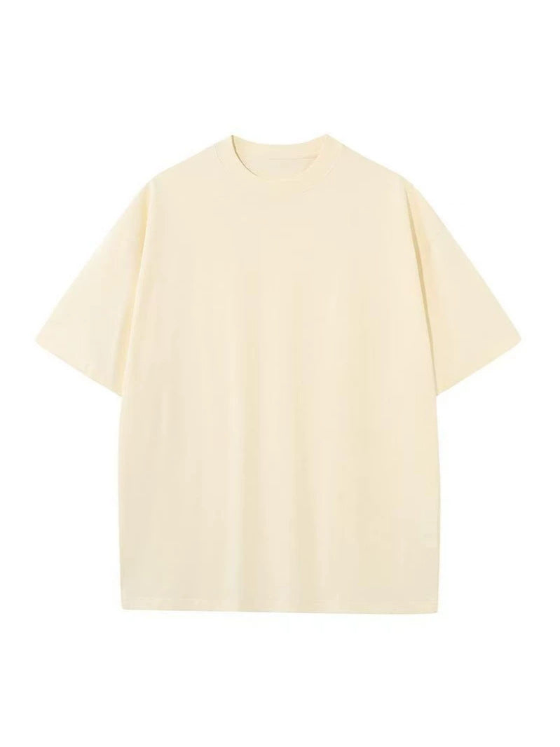 T-shirts surdimensionnés en coton décontractés pour hommes