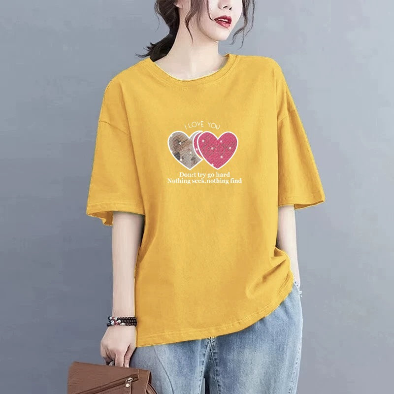 Clearance Print Oversized T-Shirts