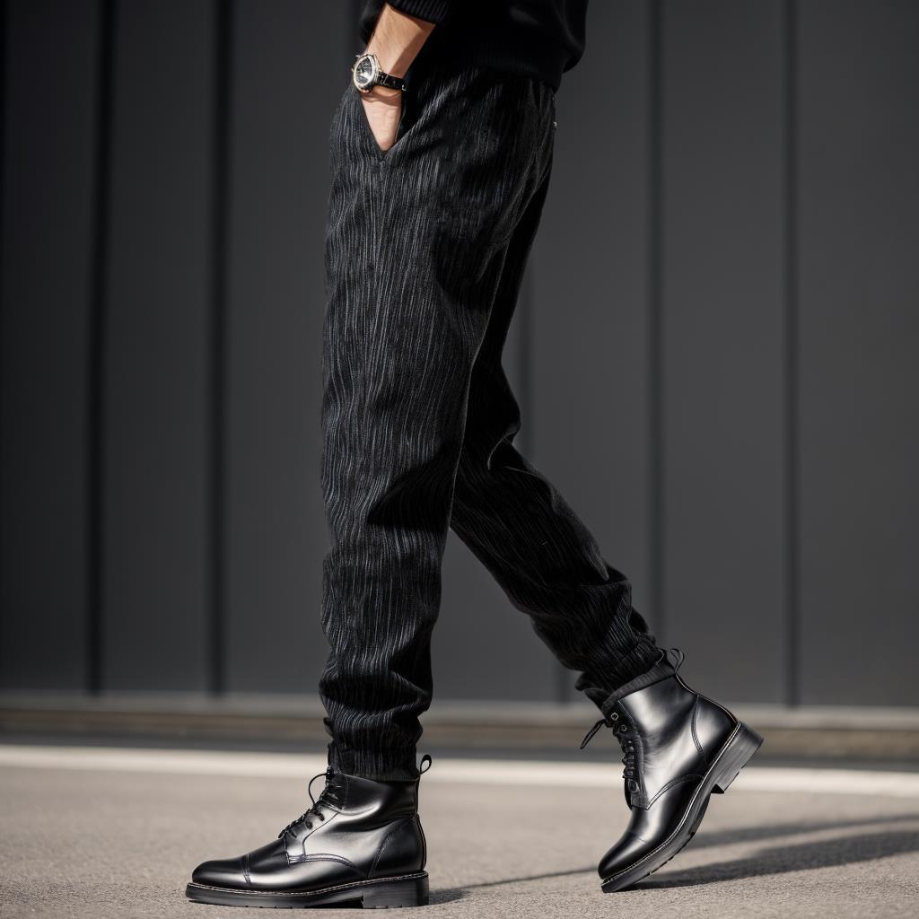 Athletic Heavy Oversized Pants Men's