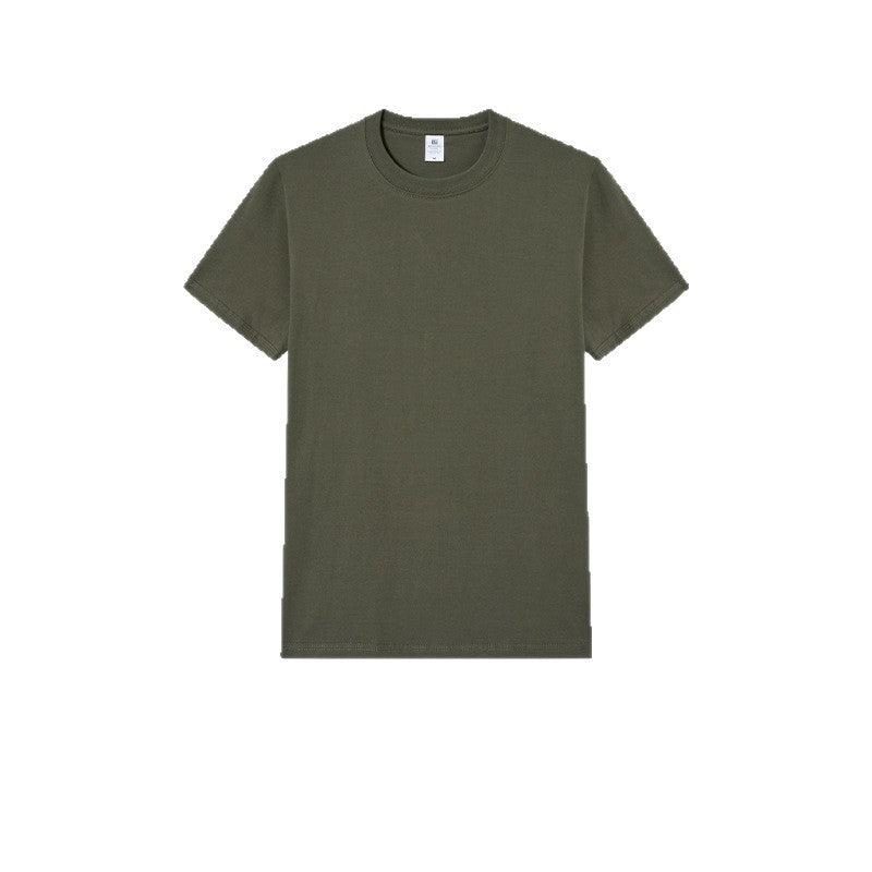Streetwear Heavy Cotton Solid Oversized T-Shirts Men's