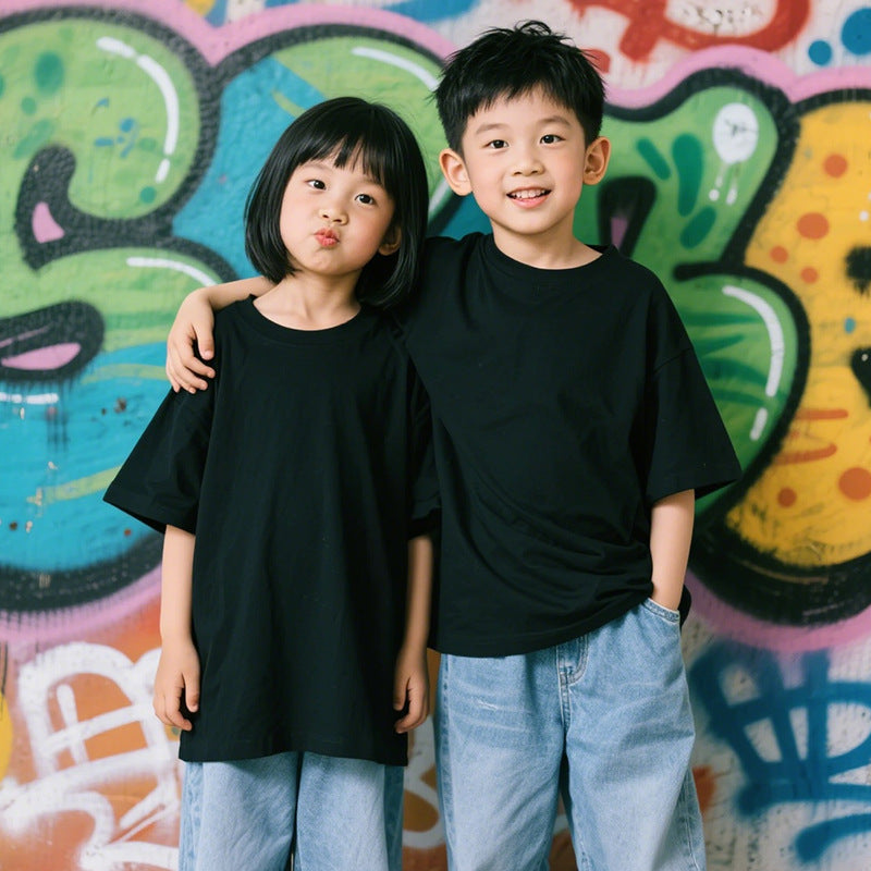 Cotton Solid Kids Unisex